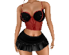 Corset Fit Red Black