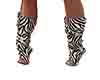 sexy zebra socks