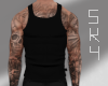 ♞Black Tank + Tats