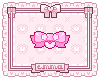 pink girly bow (DON)