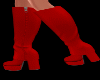 Red Gaiter Boots