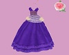 purple romance gown