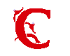 Letter C (2) Red Sticker