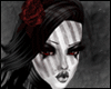 (SC) Dark Red Goth Veil