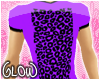 #Purple Leopard T-Shirt#