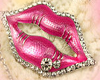 pink bling vampire lips