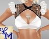 !LM Net&Bikini Top White