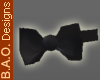 BAO Black Bow Tie