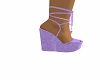 Purple Sandle Wedges