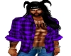 Purple & Black Shirt