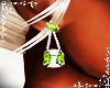 i*Janette Green Earring