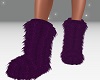 zZ Purple Fur Boot