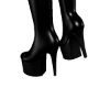 JS | black plastic boots