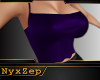 ! SEXY PURPLE SILKY TOP