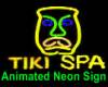 (J) Neon Tiki Spa Sign