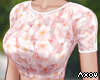 Floral Sports Top Apple