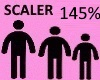 Scaler 145%
