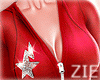 Kitty Denim Set Red