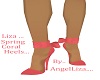 Liza Spring Coral Heels