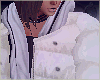 {CD} White Winter Coat