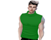 male shirt green