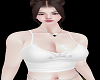 white cute top