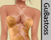 Vestido Dourado Isis Tat