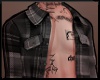 ⊣ open jacket + tattoo
