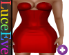 Red Zya Leather Dress