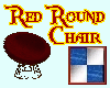 Red Round Chair