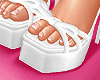 𝓔. Lover White Heels