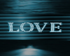 {B}Light Blue Love Sign