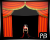 Red Curtain Back Drop