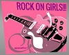 rock on girls poster