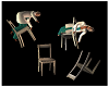 *group posing chairs*