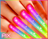 ! Rainbow Nails 621