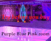 Purple Blue Pink room