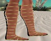 SSD Gold Blk StrapSandal