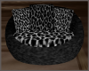 Black Leopard Chair
