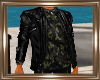 ! Leather Jacket Army T.