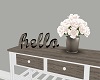 ♥ Wooden Hello Sign