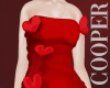 !A red heart dress
