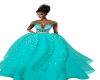 TEF TEAL COUTURE GOWN