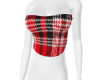 Red plaid top