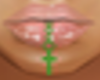 Green Diamond Lip Cross