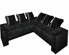 Black poseless couch