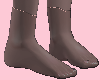 Black Nylon Socks Flat