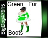 [BD] Green Fur Boots