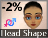 Head Shaper Thin -2% F A