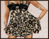 Ruffles Dress Leopard